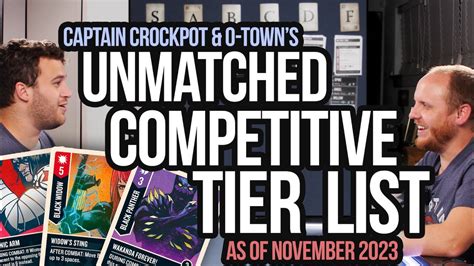 Captain Crockpot O Town S Unmatched Competitive Tier List Nov