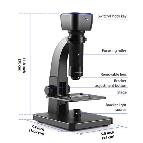 Buy Digital Microscope 2000X Biological Microscope WiFi USB