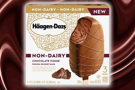 Haagen Dazs Non Dairy Frozen Dessert Bars Now In 3 Decadent Flavors