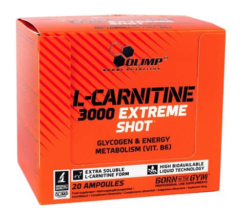 Купить Olimp L-Carnitine 3000 Extreme Shot в Украине. Низкие цены ...