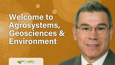 Agrosystems, Geosciences & Environment Editor Welcome Video - YouTube