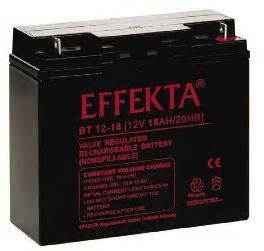 EFFEKTA BT 12 18 AGM Batterie Bleiakku 12V 18Ah