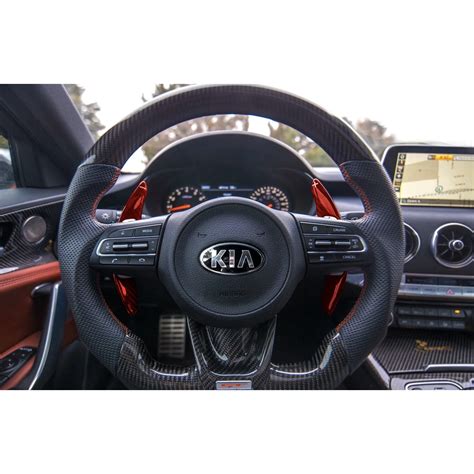 2018 Kia Stinger Carbon Fiber Paddle Shifter Extensions Km Tuned