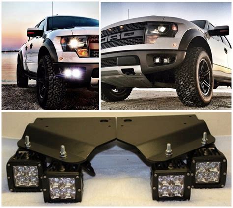 Bases Faros De Niebla Led Tipo Dually P A Ford F Raptor