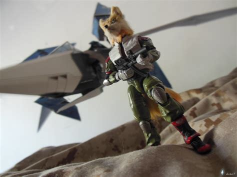 Sfa Arwing Model And Fox Mccloud Action Figure I By Archus7 On Deviantart