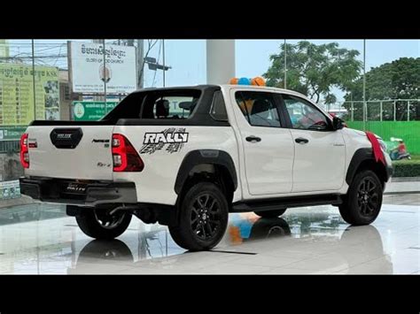 2023 Toyota Hilux Revo Rally Adventure White Color Powerful Pick Up