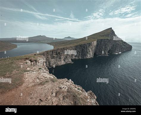 This stunning image captures the majestic cliffs of Faroe Islands Stock ...