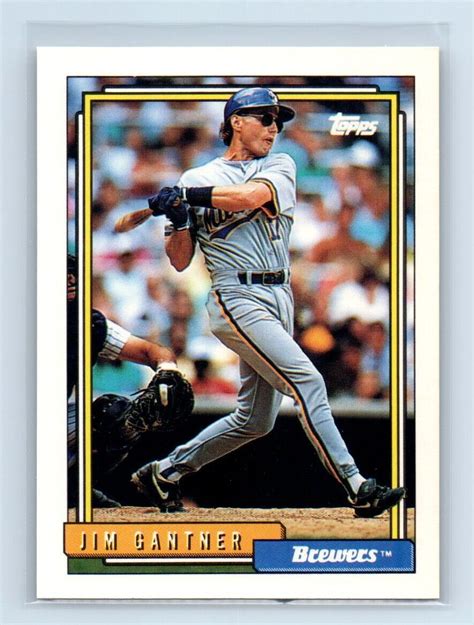 Topps Straight From The Pack Jim Gantner Milwaukee Brewers