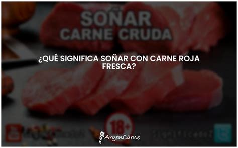 Significado De So Ar Con Carne Roja Fresca Argencarne