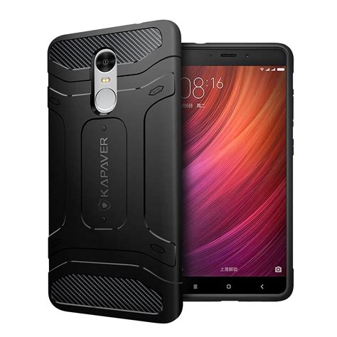 Kapaver Rugged Back Cover Case For Xiaomi Redmi Note 4 Mil Std 810g