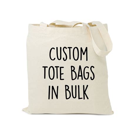 Personalized Canvas Tote Bags Custom Shopping Bags Promotional Trade Show T Custom Text