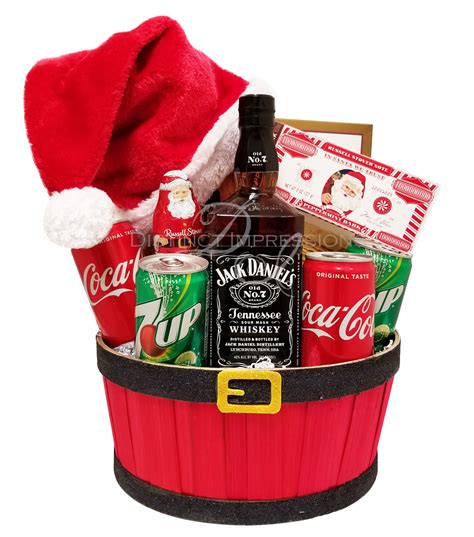 Holiday Spirits T Basket With Your Choice Of Whiskey Vodka T