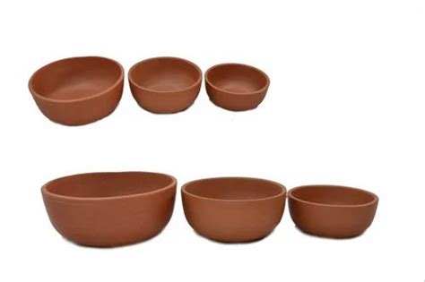 Mittikalaa Terracotta Clay 4 Litre Kadhai Catering Set At Rs 1450set