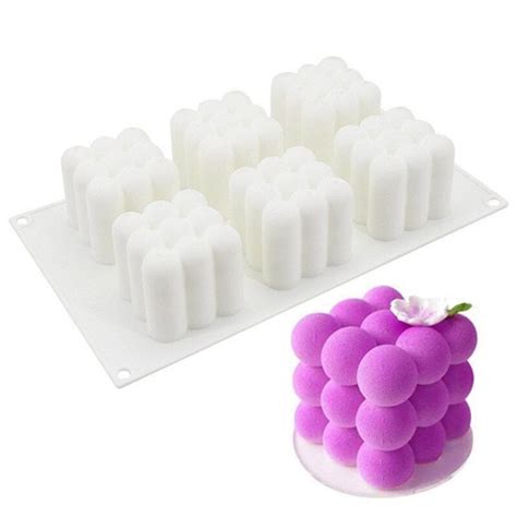 Силиконовая форма 3D КУБ 6 ячеек,молд - купить с доставкой по выгодным ...