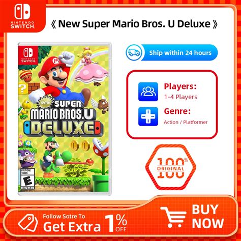 Super Mario Bros U Deluxe Nintendo Switch Game Mario Games Nintendo