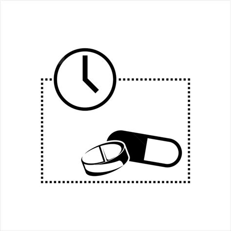 Taking Medication Vector Art Png Time To Take Medication Icon Symbol