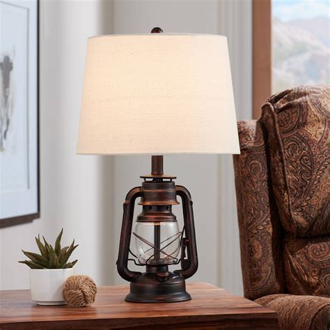 Buy Franklin Iron Works Murphy Rustic Industrial Accent Table Lamp