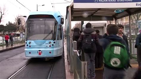 İstanbulda tramvay seferleri başladı Dailymotion Video