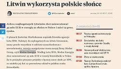 Litweski Inwestor Na Polskim Rynku Oze Ec Brec Instytut Energetyki