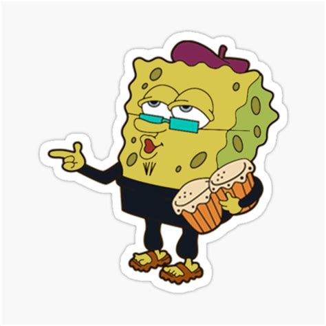 The Kool Krab Spongebob Sticker For Sale By Get Geeky Redbubble