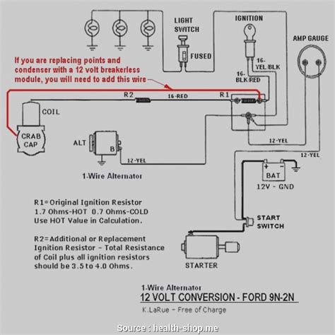 Wiring Diagram Ford 8n 12 Volt Conversion