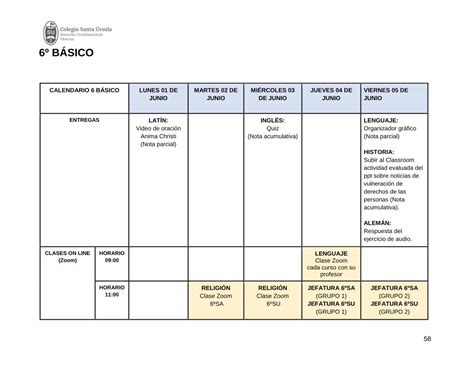 PDF 6º BÁSICO Colegio Santa Úrsula Vitacura DOKUMEN TIPS