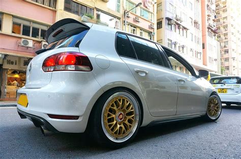 Volkswagen Golf Gti Vi White Rotiform Lsr Wheel Front