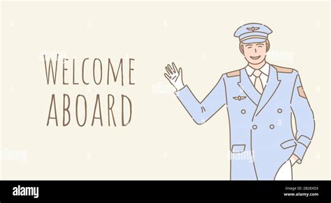 Welcome aboard Imágenes vectoriales de stock Alamy