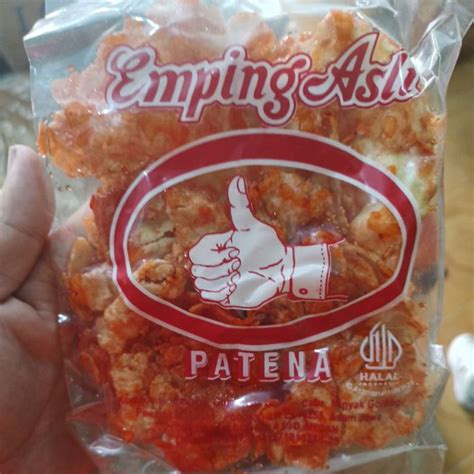 Jual Emping Pedas Cap Jempol Patena Gram Asli Medan Rasa Manis