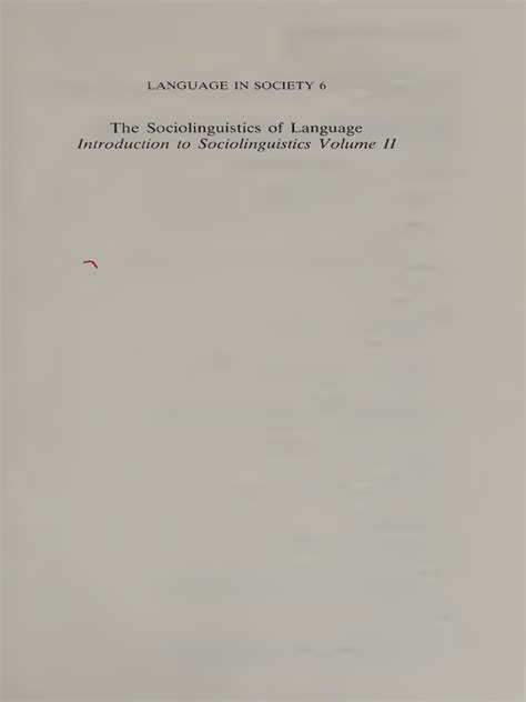 The Sociolinguistics of Language | PDF | Linguistics | Sociolinguistics 