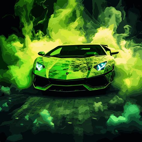 Lamborghini Green svg & Png - Etsy