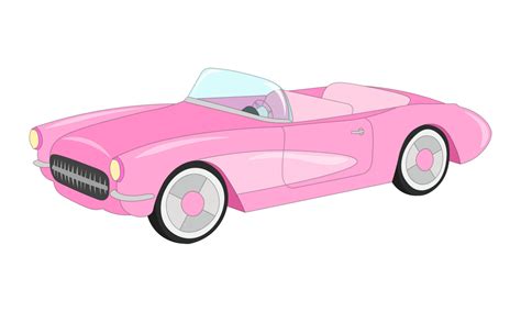 Cartoon illustration of the vintage pink car 26567393 Vector Art at Vecteezy