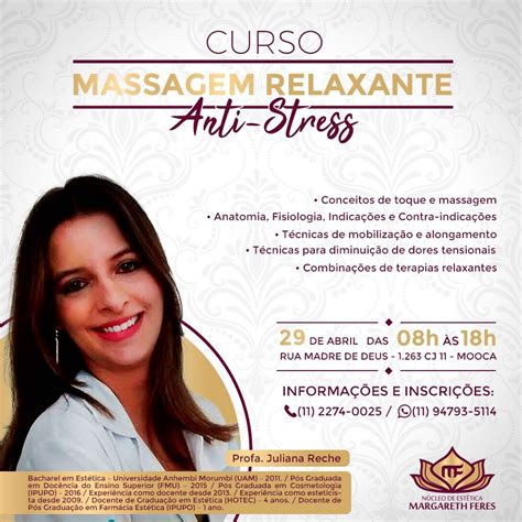 Curso De Massagem Relaxante Anti Stress Sympla