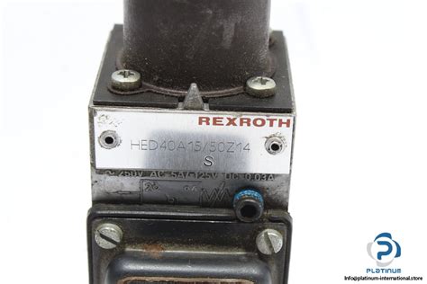 Rexroth Hed A Z Piston Type Pressure Switch Platinum International