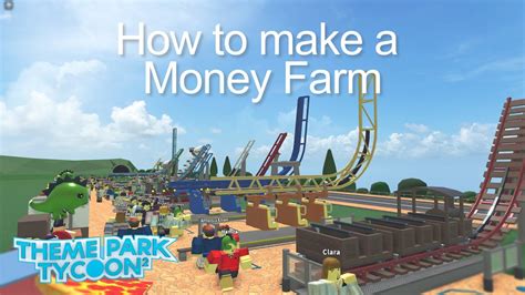 How To Build A Money Farm In Theme Park Tycoon 2 Tutorial Youtube