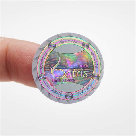 Custom High Quality D Holographic Sticker Label Printing Hologram