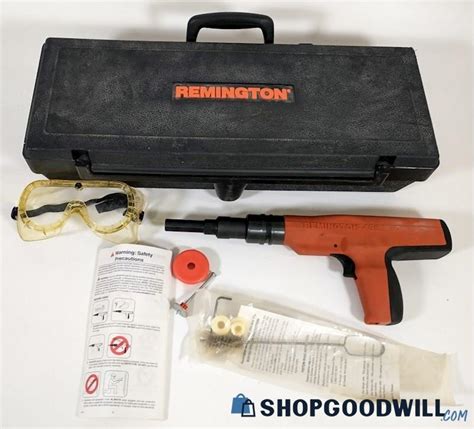 Remington No 496 Powder Actuated Tool W Case And Accessories