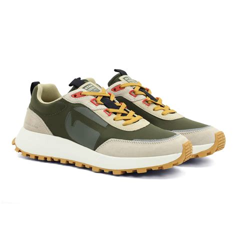 Купить Женские кроссовки G-STAR, цвет оливковый, Модель: THEQ RUN LGO ...