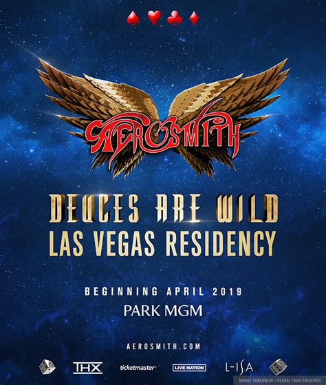 Aerosmith Deuces Are Wild The Las Vegas Residency Hafa Design