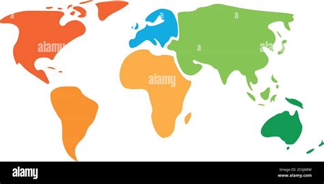 Dolo Exenci N Espectro Mapa De Los Continentes Del Mundo Instruir