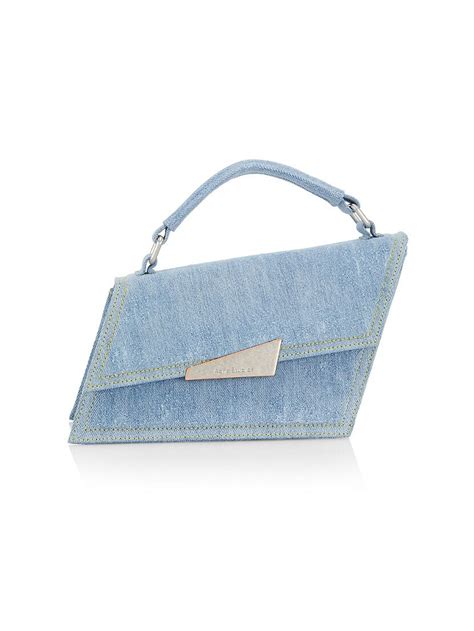 Acne Studios Distortion Denim Mini Handle Bag Editorialist