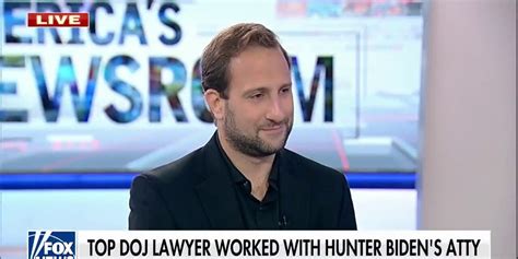 Top Doj Official Was A Law Partner With Hunter Bidens Attorney Report