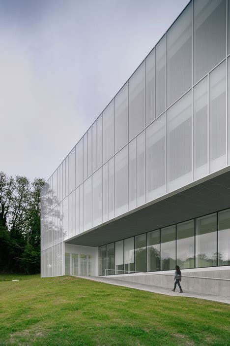 Round And Rectangular Buildings Form Adult Education Centre