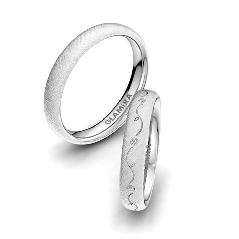 Achetez Bague De Mariage Brilliant Rose Mm En Argent Blanc Diamant