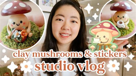 🍄 Years In The Making Miniature Clay Mushrooms Stickers And Patreon 💌⭐️ Yeppentube ⭐️ Youtube