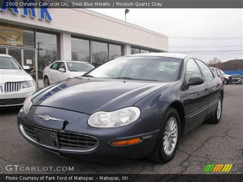 Steel Blue Metallic 2000 Chrysler Concorde Lxi Medium Quartz Gray