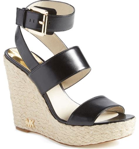 Michael Michael Kors Posey Ankle Strap Espadrille Wedge Sandal Women