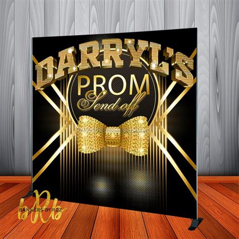 Black And Gold Prom Decor Etsy