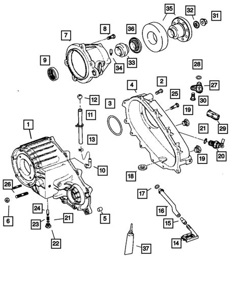 Jeep Np231 Transfer Case Diagram