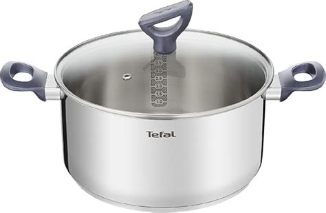 Tefal Casserole Tefal Daily Cook En Acier Inoxydable De 20 Cm 3 L